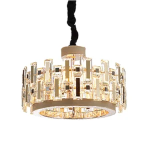 LEOLUX Modern Crystal Chandelier with K9 Crystals, Best for Living Rooms, Dining Rooms, Grand Foyers, Restaurants
