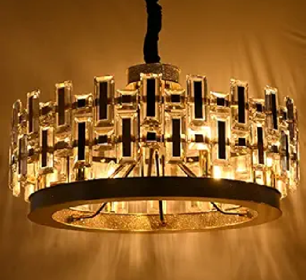 LEOLUX Modern Crystal Chandelier with K9 Crystals, Best for Living Rooms, Dining Rooms, Grand Foyers, Restaurants