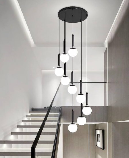 Lyse Decor metal Ceiling jhoomar, Chandelier for Living Room, Hanging Lamps, Hanging Lights, Jhumar for Restaurants, Bedroom, Living Room - Image 2