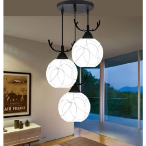 BrightLyt Hanging Lights for Living Room, Pendant Light for Home Decoration, Chandelier Lights for Ceiling Center Jhumar Light for Hall, Dining