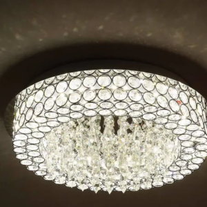 INTERIOR HANDICRAFT LED Ceiling Light Crystal Chandelier Jhoomer