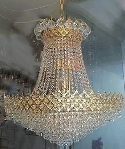 Crystal Big Size Jhumar Ceiling Light For Living Room/Hall/Bed Room - Image 2