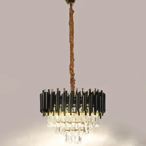 Glass Dreamie 400 Mm Chandelier For Living Room Modern Ceiling Light Jhumar For Hall Light For Living Room