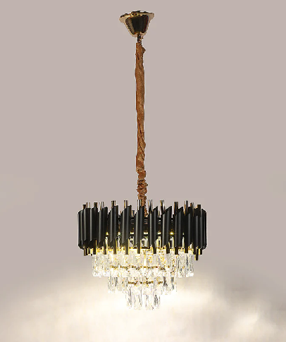 Glass Dreamie 400 Mm Chandelier For Living Room Modern Ceiling Light Jhumar For Hall Light For Living Room - Image 2